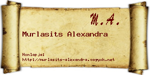 Murlasits Alexandra névjegykártya