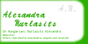 alexandra murlasits business card